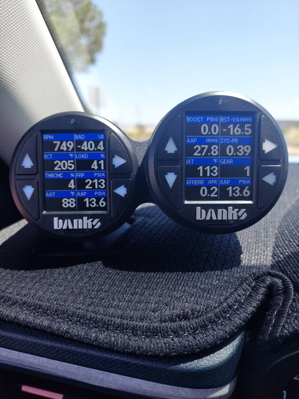 Ford Maverick Extra Dashboard Instrument Gauge Installed 20240525_135412