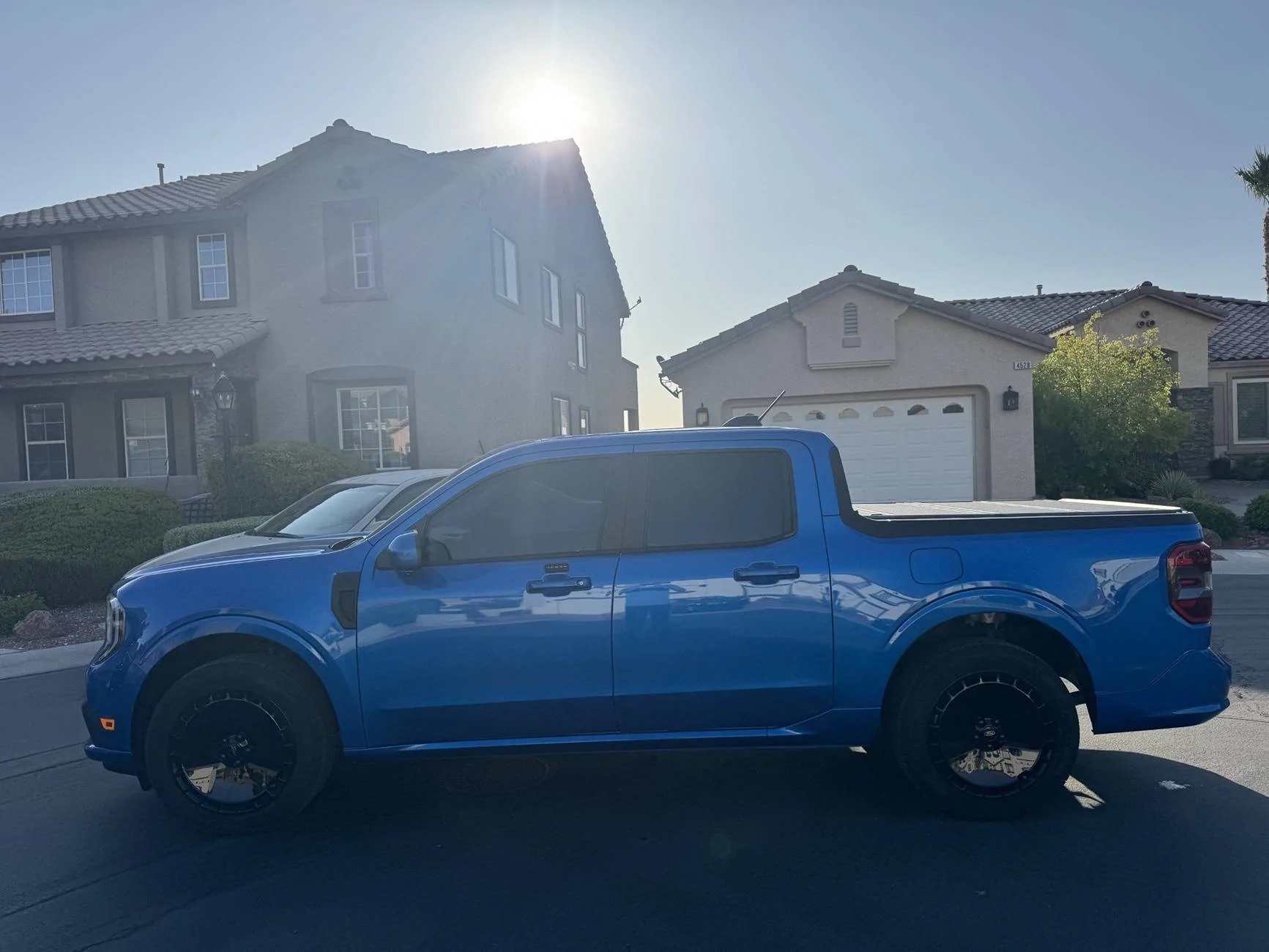 Ford Maverick Eibach lowering springs installed on Maverick Lobo MAVERICKB4