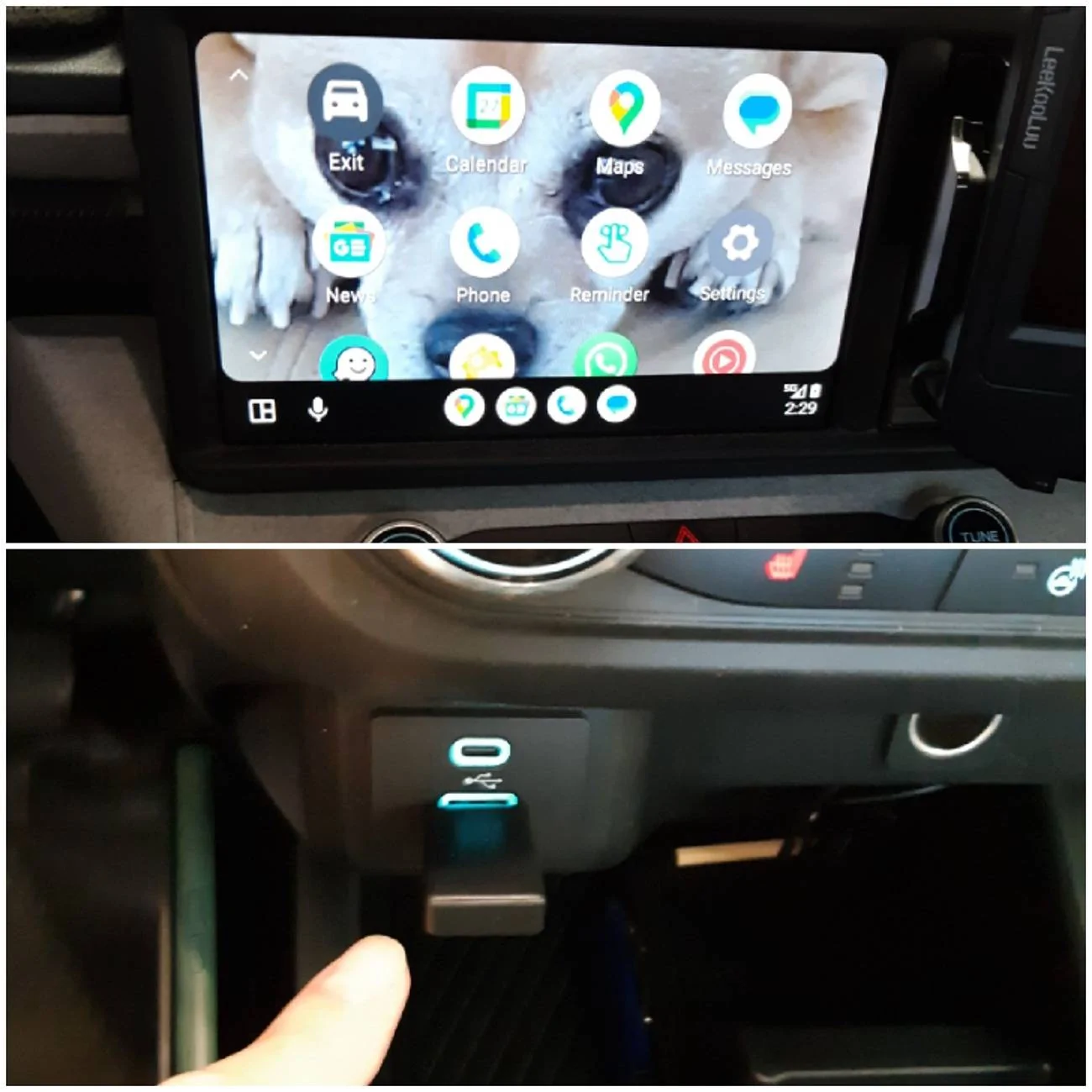 Ford Maverick Installed MABETT Center Console Shifter Storage Tray 20250627_144833