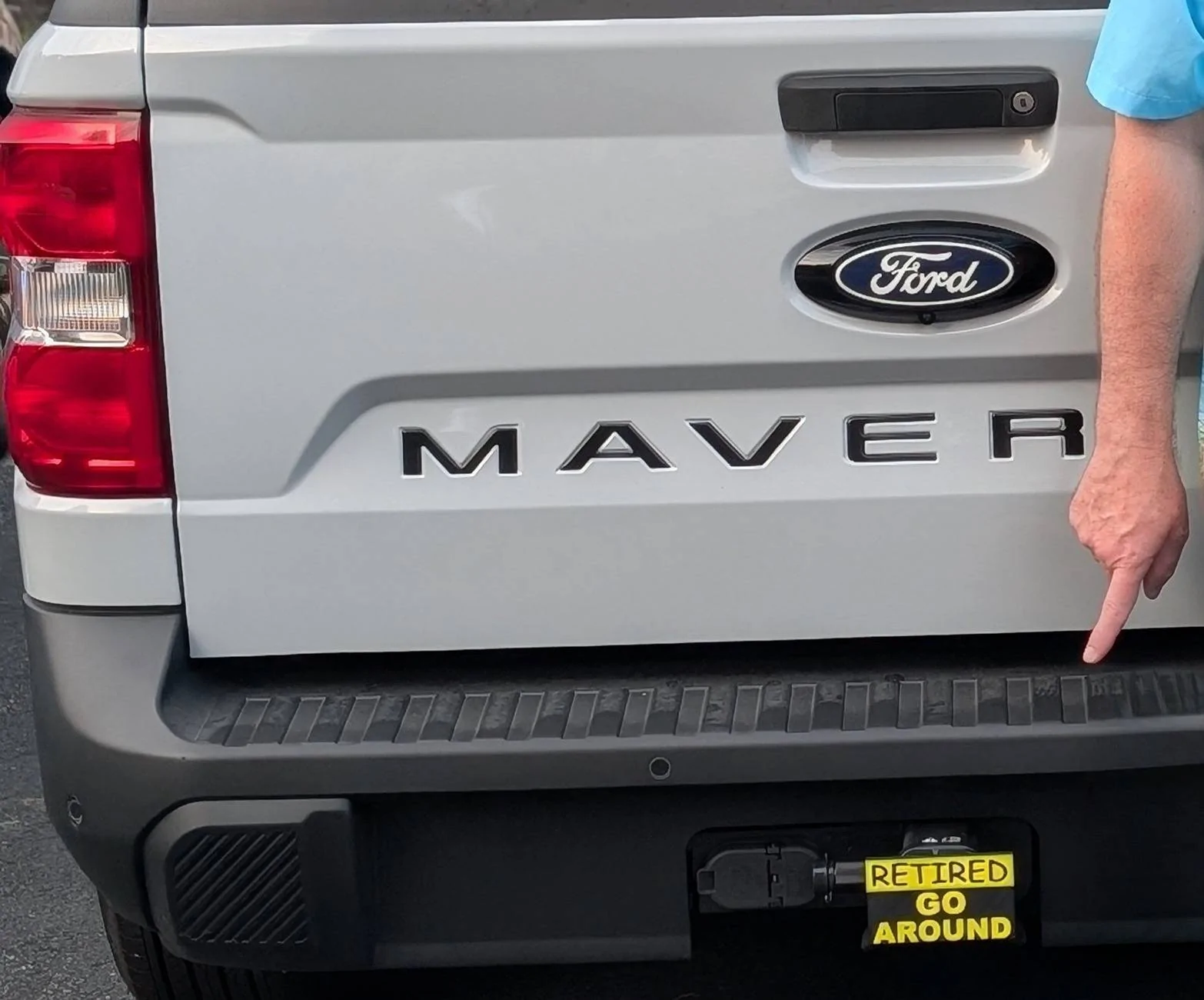 Ford Maverick Let's See Your Trailer Hitch Cover PXL_20250613_100915932.PORTRAIT~3