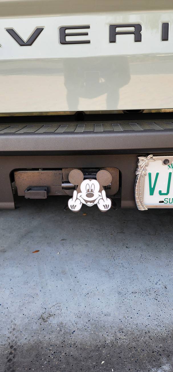 Ford Maverick Let's See Your Trailer Hitch Cover Mickey Hitch Cover-20250323