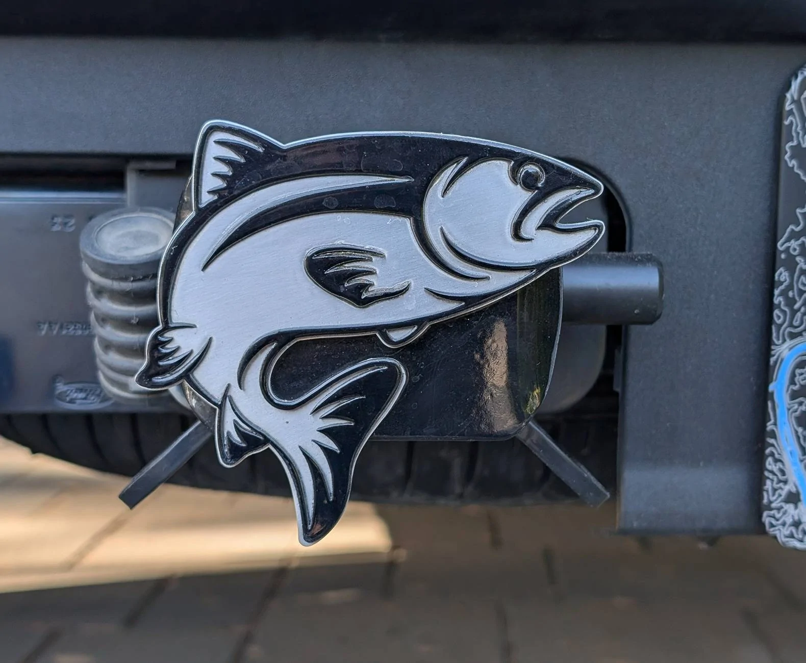 Ford Maverick Let's See Your Trailer Hitch Cover PXL_20250628_144222173 (1)