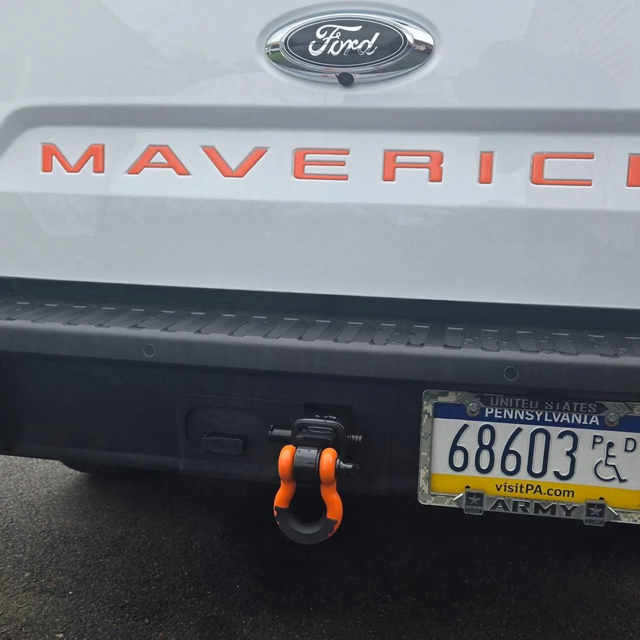 Ford Maverick Let's See Your Trailer Hitch Cover 1000006530