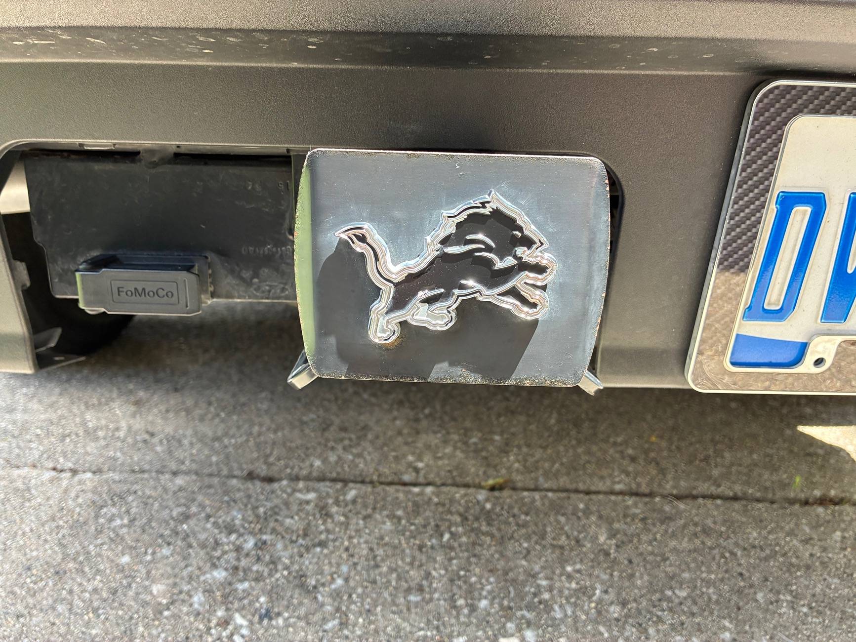 Ford Maverick Let's See Your Trailer Hitch Cover IMG_0529