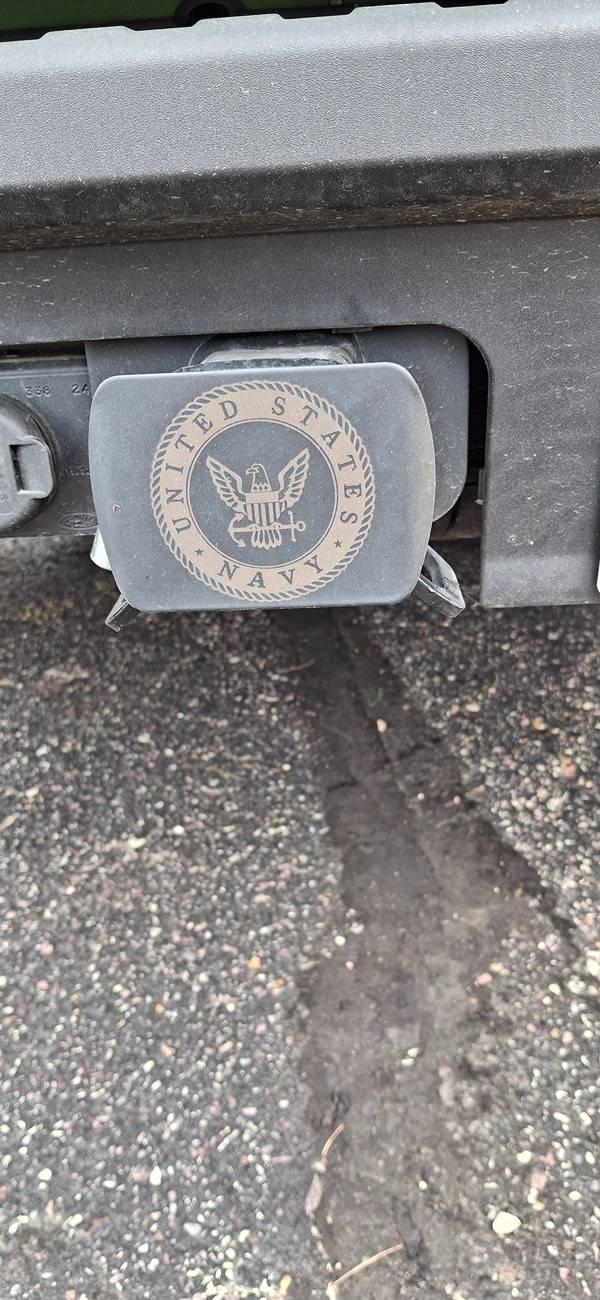 Ford Maverick Let's See Your Trailer Hitch Cover 20250628_121652