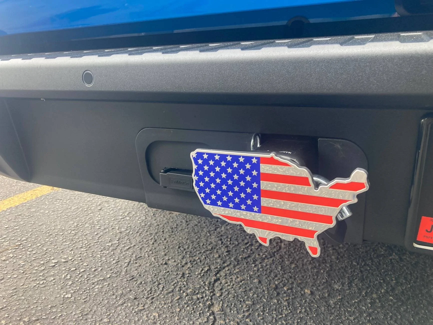 Ford Maverick Let's See Your Trailer Hitch Cover IMG_1389