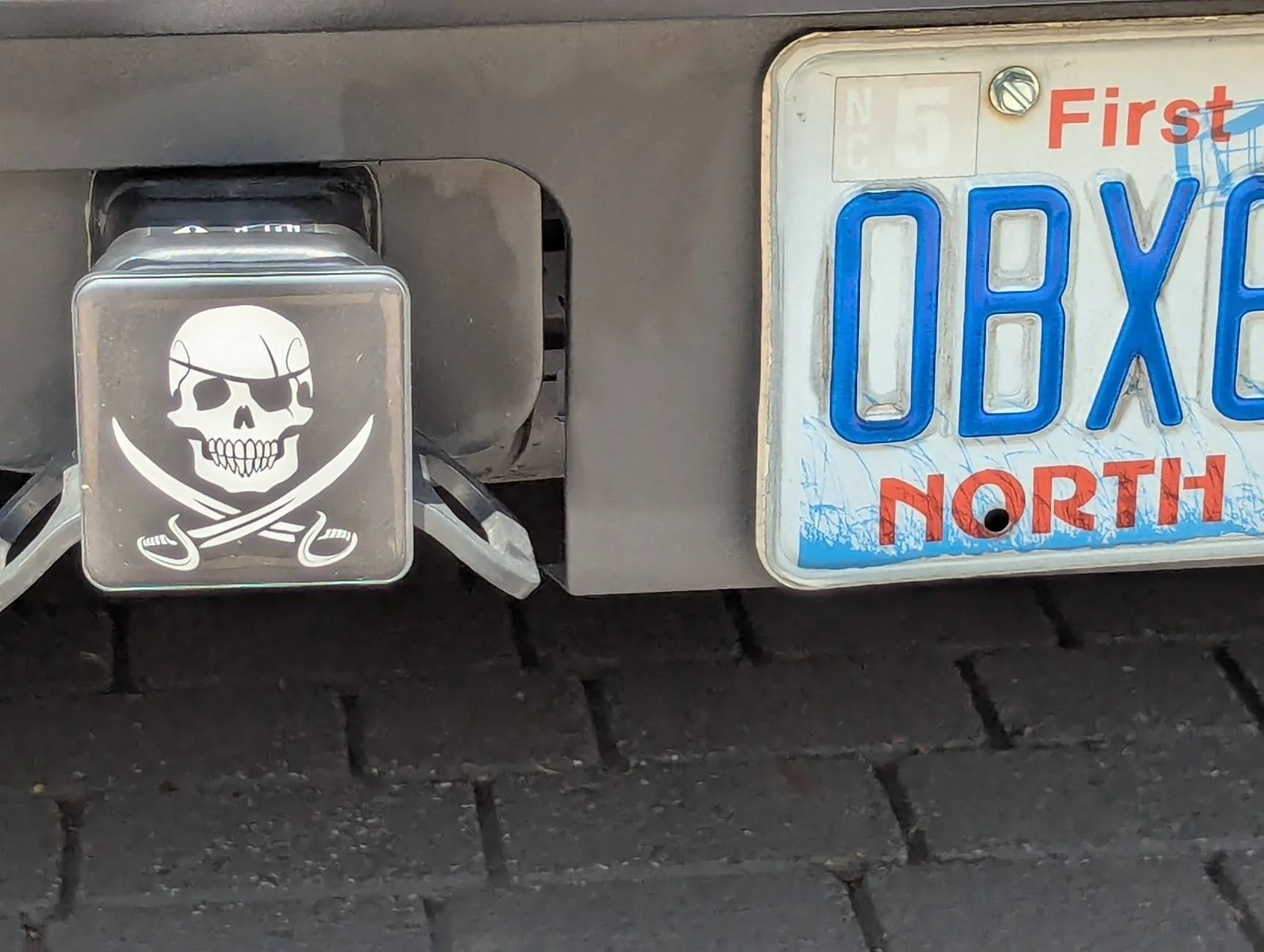 Ford Maverick Let's See Your Trailer Hitch Cover PXL_20250629_191025584