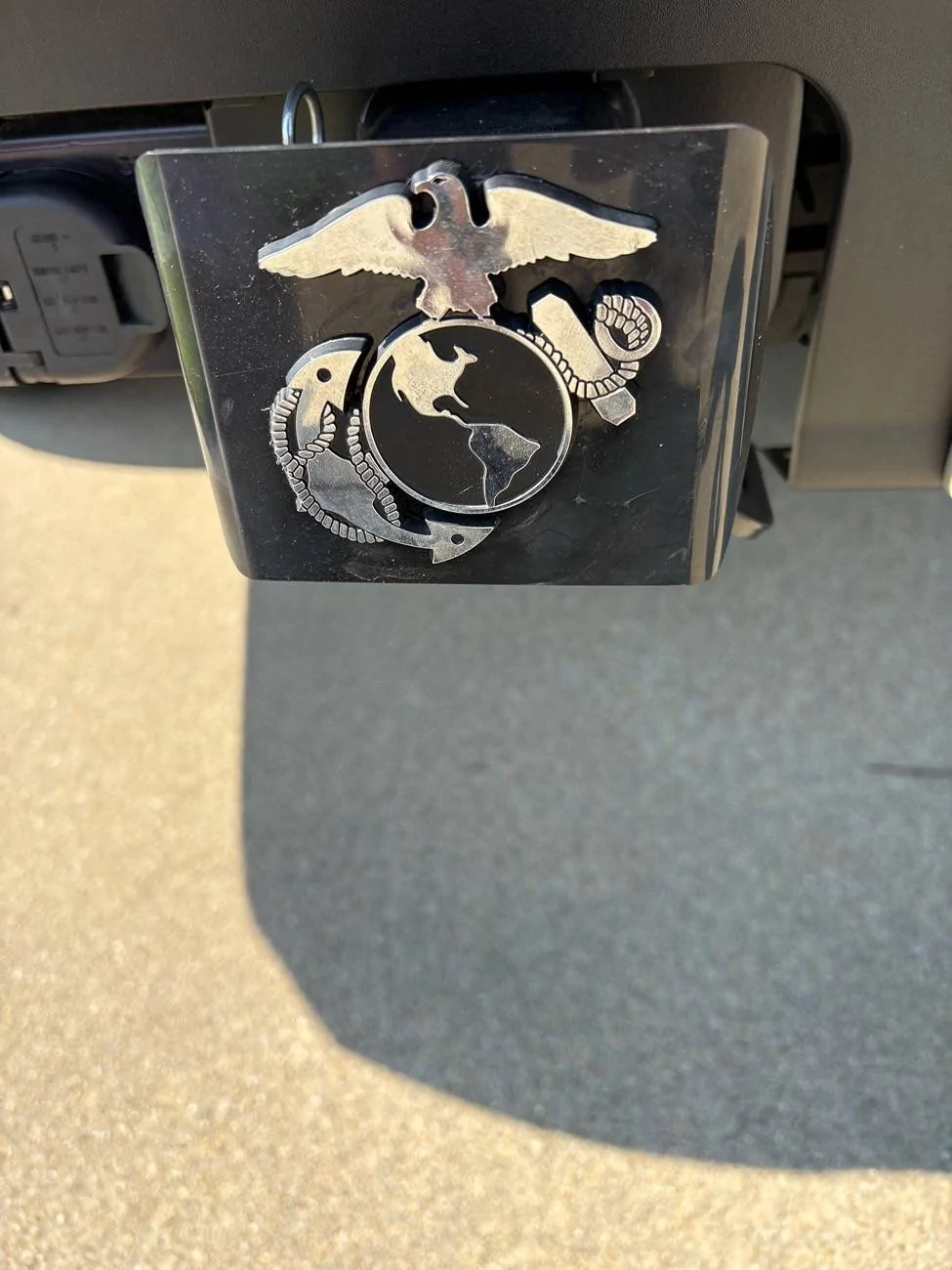 Ford Maverick Let's See Your Trailer Hitch Cover IMG_6283