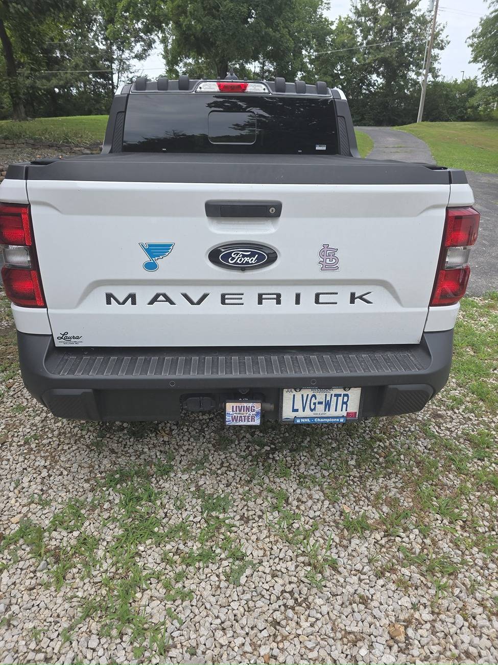 Ford Maverick Let's See Your Trailer Hitch Cover 20250630_160139