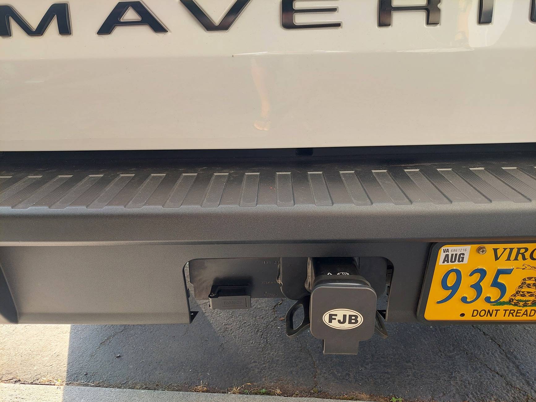 Ford Maverick Let's See Your Trailer Hitch Cover 1000003661