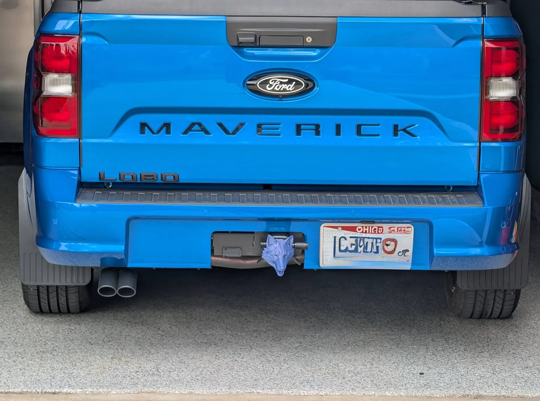 Ford Maverick Let's See Your Trailer Hitch Cover 1000001620