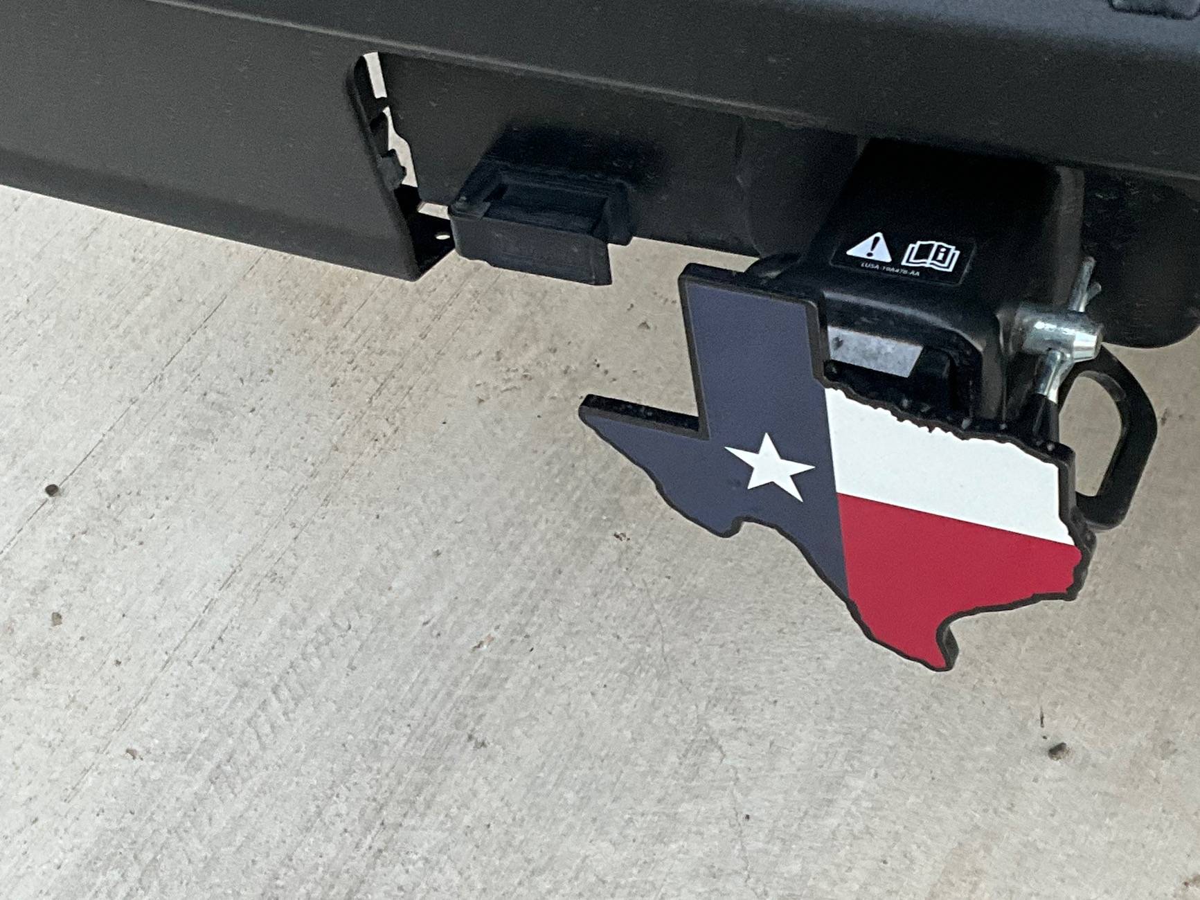 Ford Maverick Let's See Your Trailer Hitch Cover IMG_0040