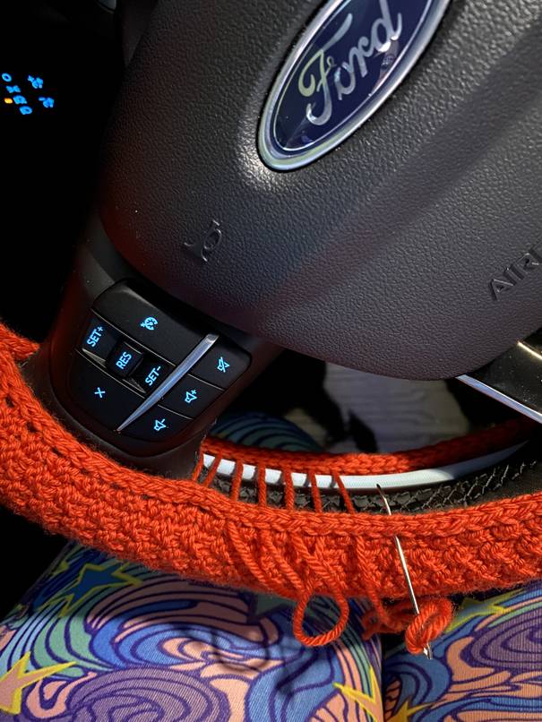 Ford Maverick Steering Wheel Cover Sewin