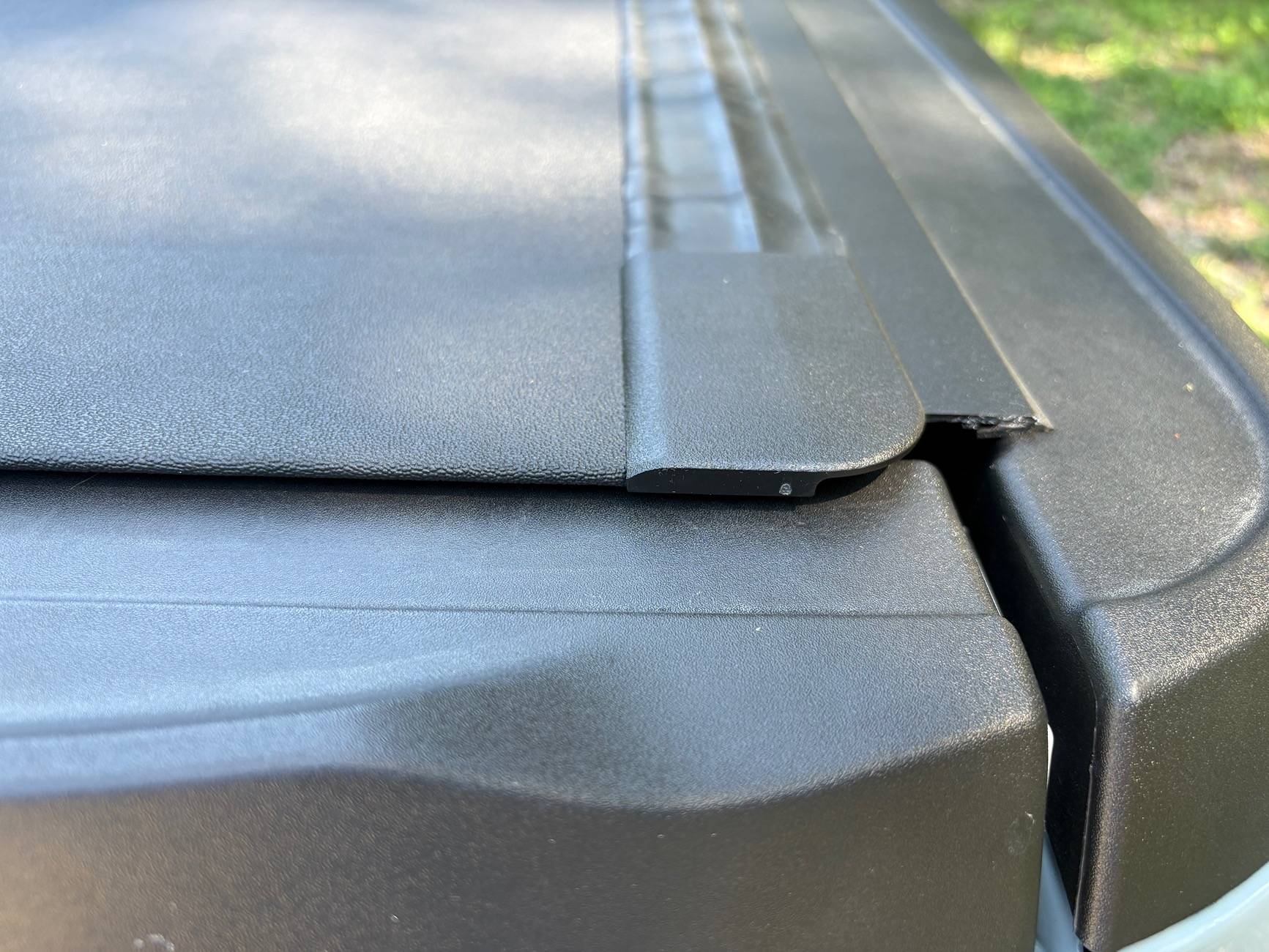 Ford Maverick Tonneau troubleshooting—securing the BAK Rev X4s IMG_1381