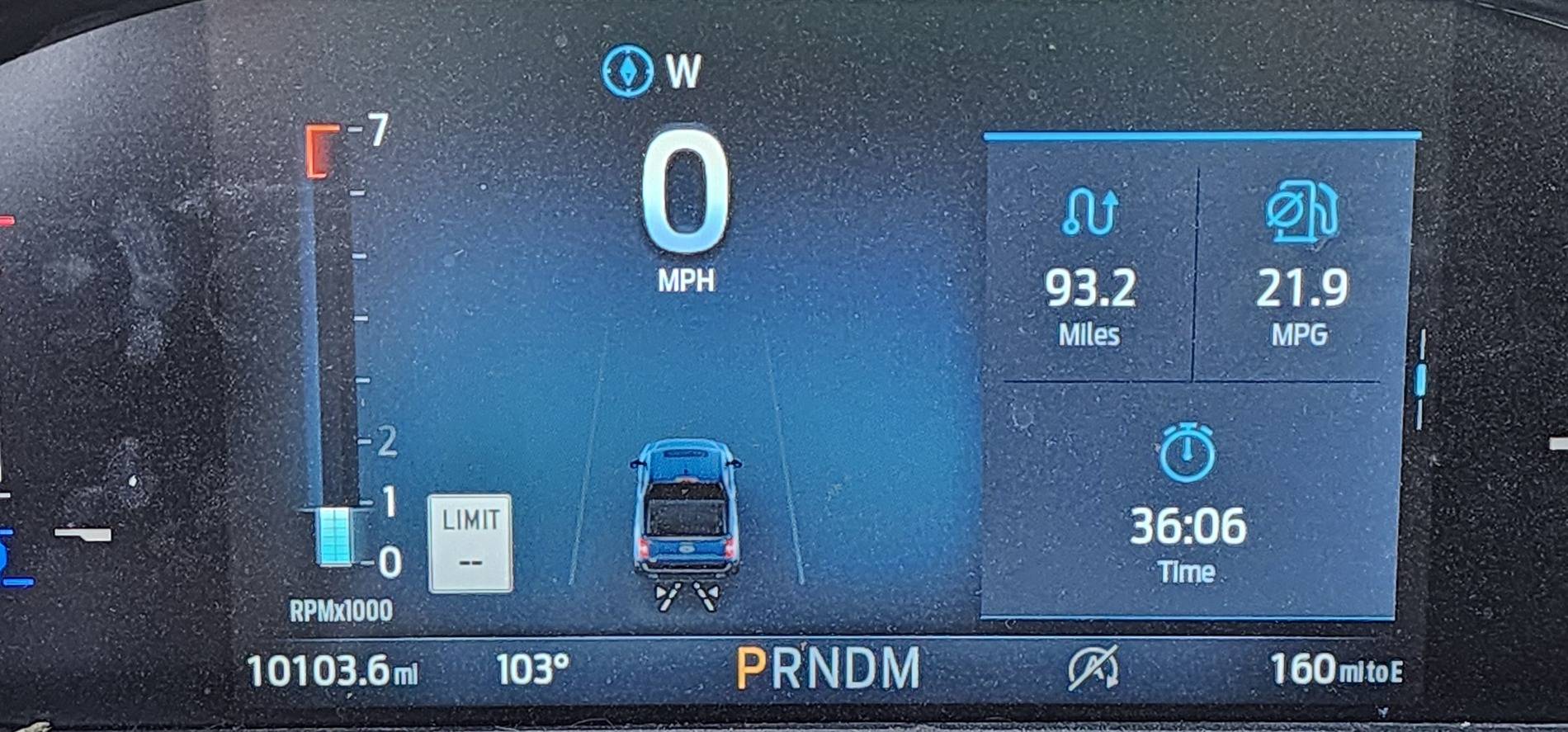 Ford Maverick Trip Odometer showing incorrect total miles  after 10K miles 20250702_141933