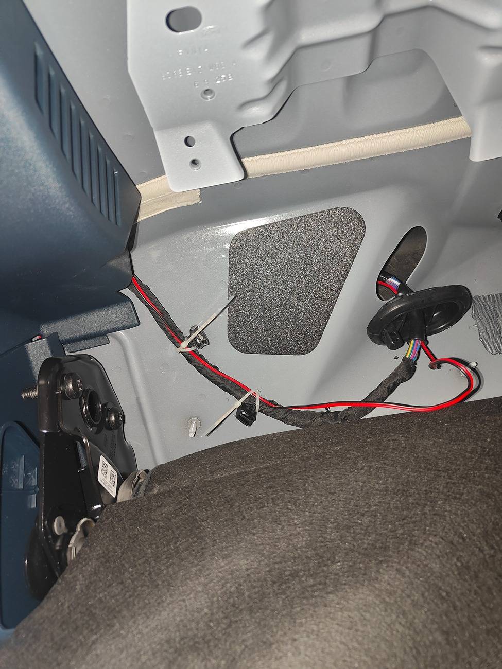 Ford Maverick Small 4th July project.... Installed Power Tailgate Lock for 2025 XL. IMG20250704153002