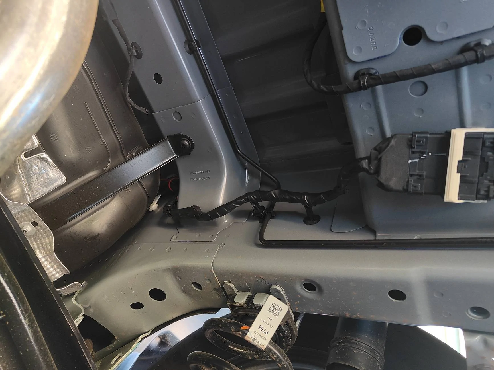 Ford Maverick Small 4th July project.... Installed Power Tailgate Lock for 2025 XL. IMG20250704152619
