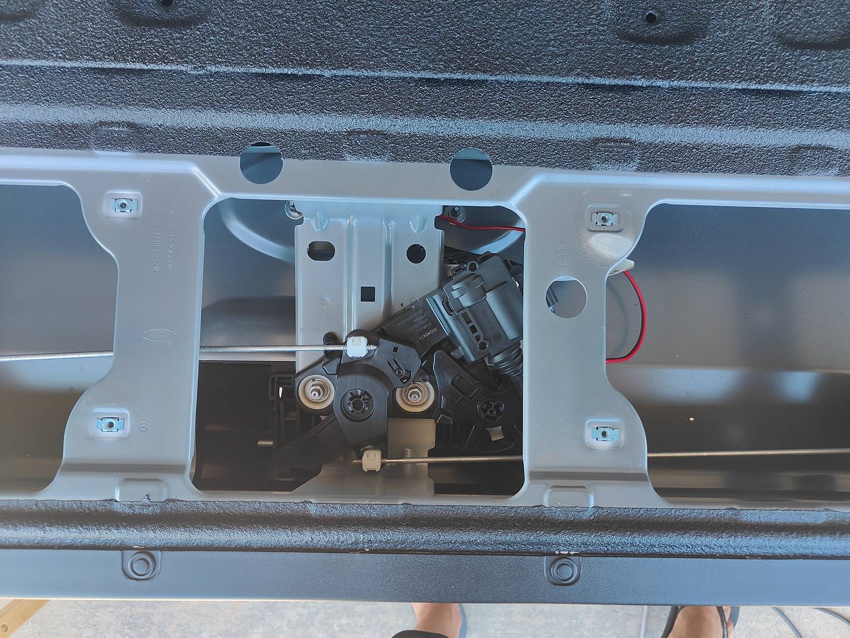 Ford Maverick Small 4th July project.... Installed Power Tailgate Lock for 2025 XL. IMG20250704145204