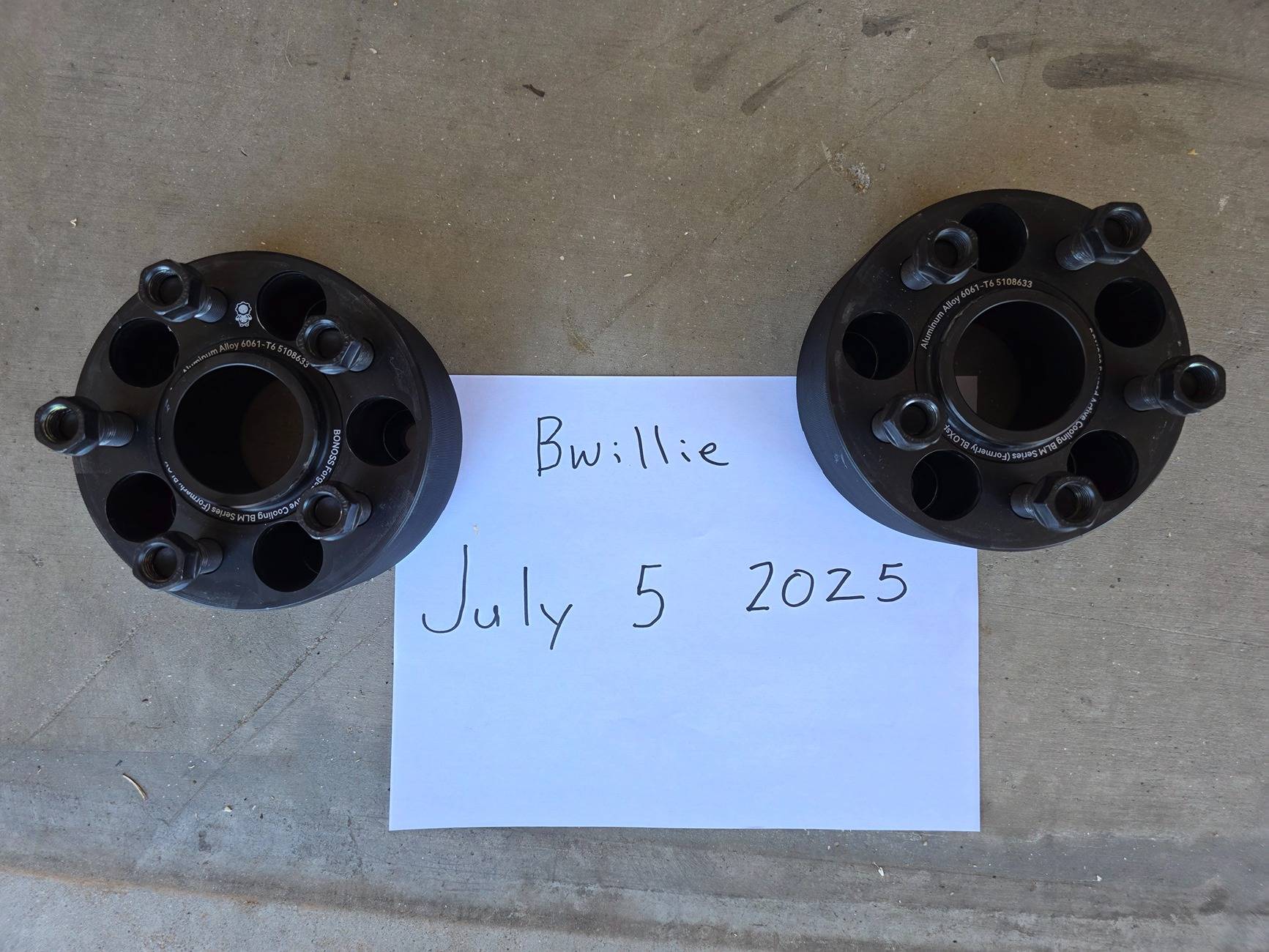 Ford Maverick Bonoss wheel spacer 20250705_131945