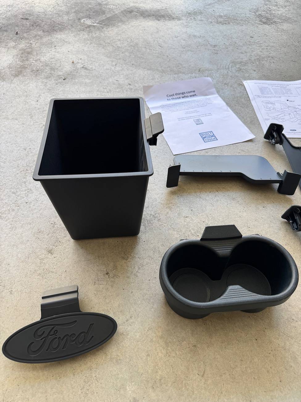Ford Maverick OEM Ford Fits Kit + Bed Tie downs IMG_8593