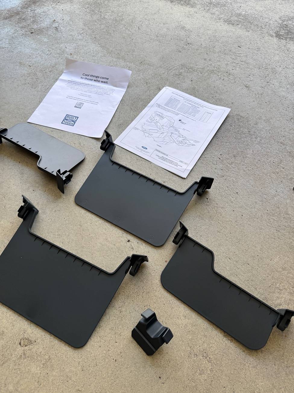 Ford Maverick OEM Ford Fits Kit + Bed Tie downs IMG_8594