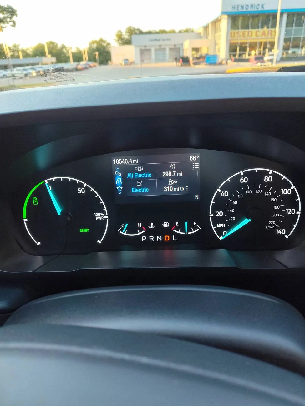 Ford Maverick Electric vs. All Electric display IMG_20250520_195444126_HDR