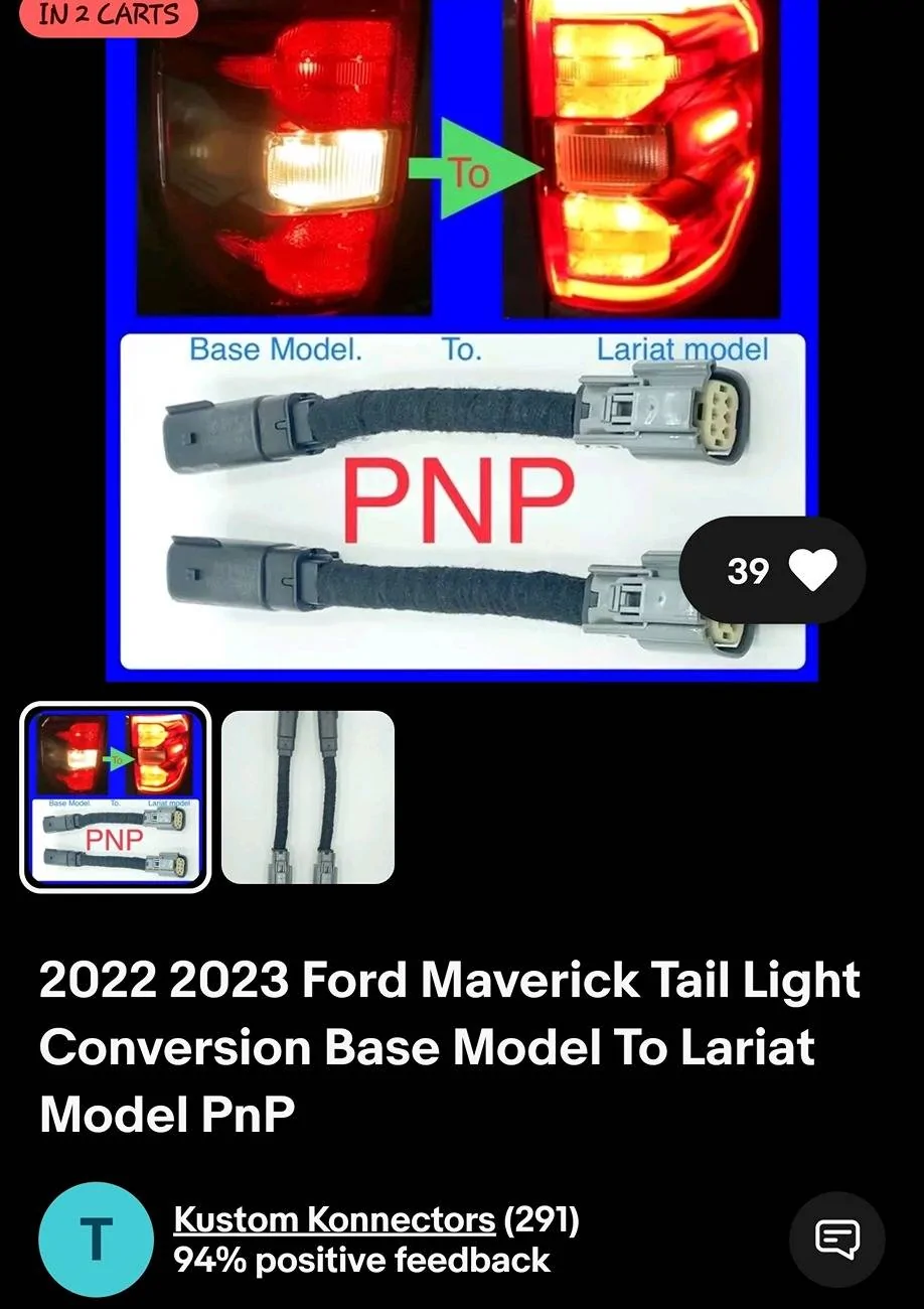 Ford Maverick What is this called? Help please. Screenshot_20250707_203823_eBay