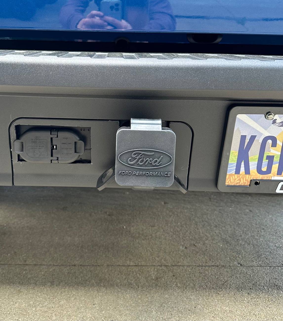 Ford Maverick Let's See Your Trailer Hitch Cover IMG_3261