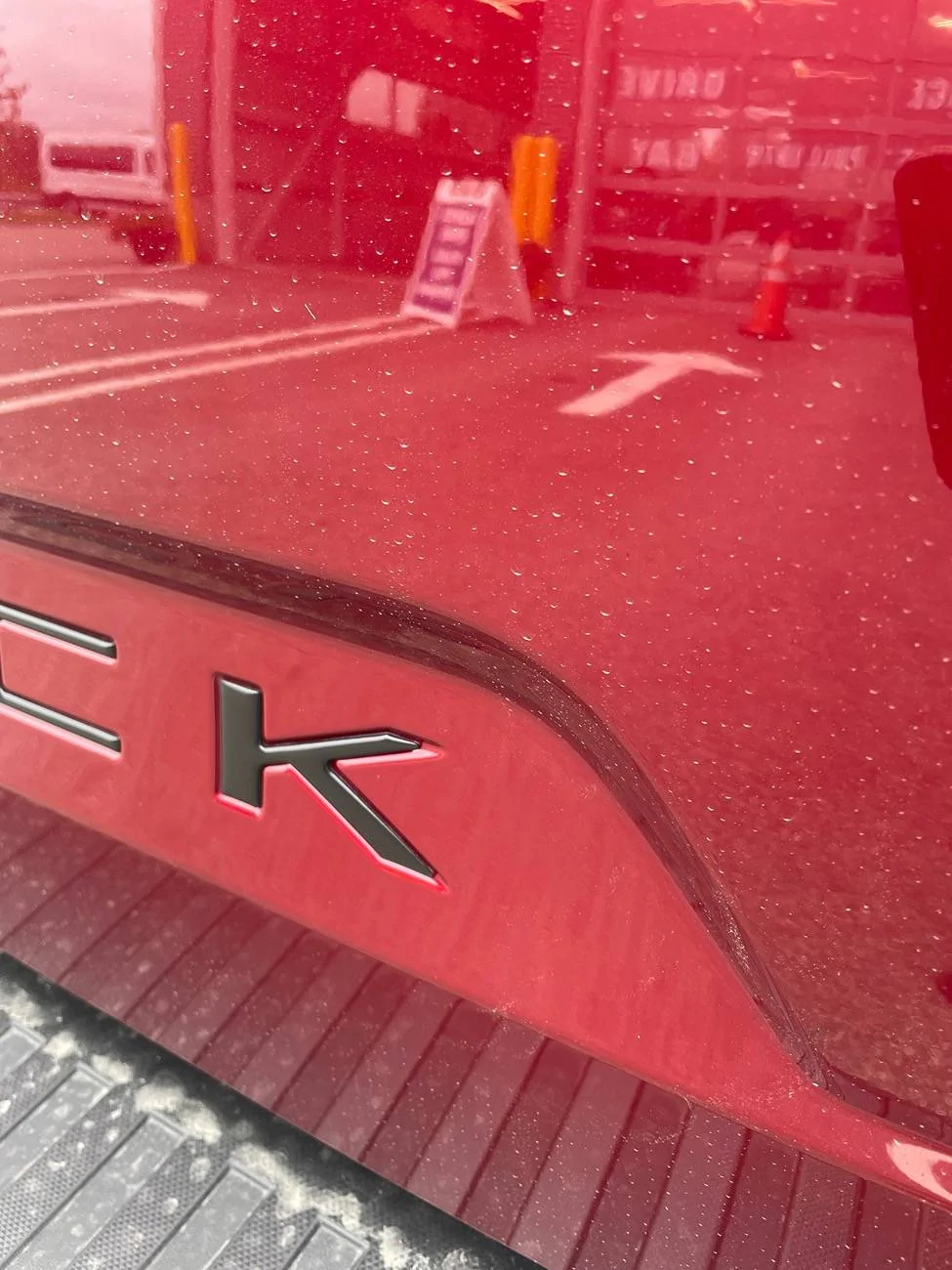 Ford Maverick "TufSkinz" tailgate letter inserts installed IMG_3251