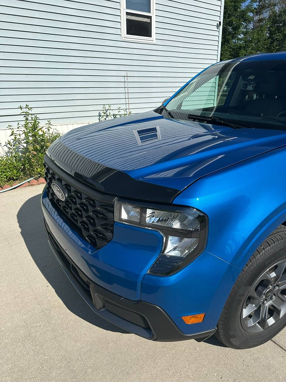 Ford Maverick Pic request: 2025 Maverick WITH hood bug deflector installed Bug3.JPEG