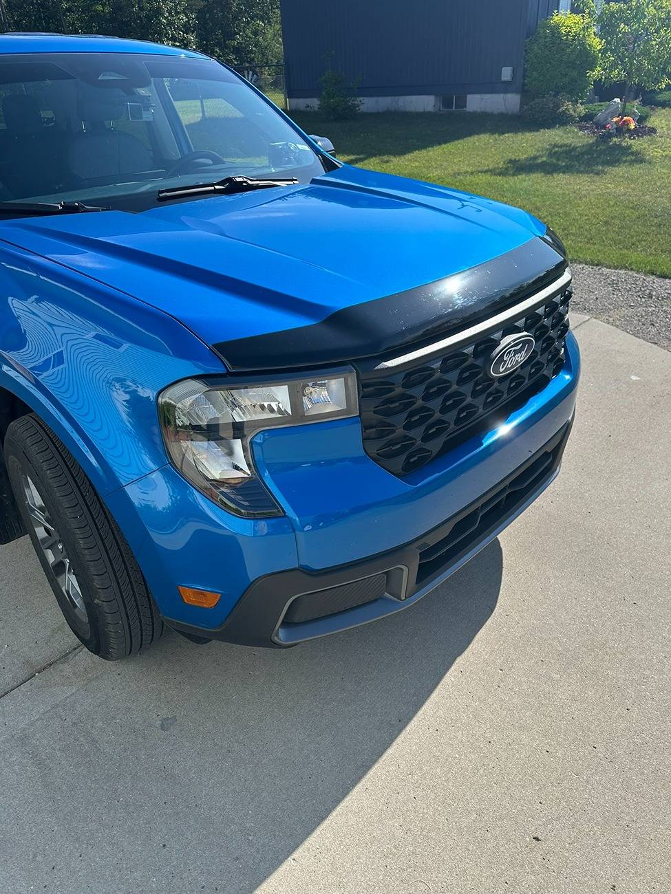 Ford Maverick Pic request: 2025 Maverick WITH hood bug deflector installed Bug1.JPEG
