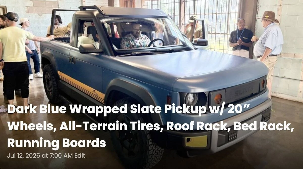 Ford Maverick $24,950 SLATE Truck News & Info blue-wrap-slate-truck-jpg