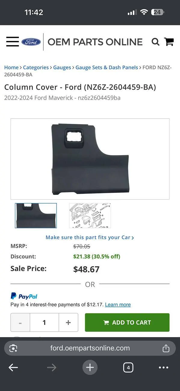 Ford Maverick F150 SHIFTER INSTALL IMG_8729