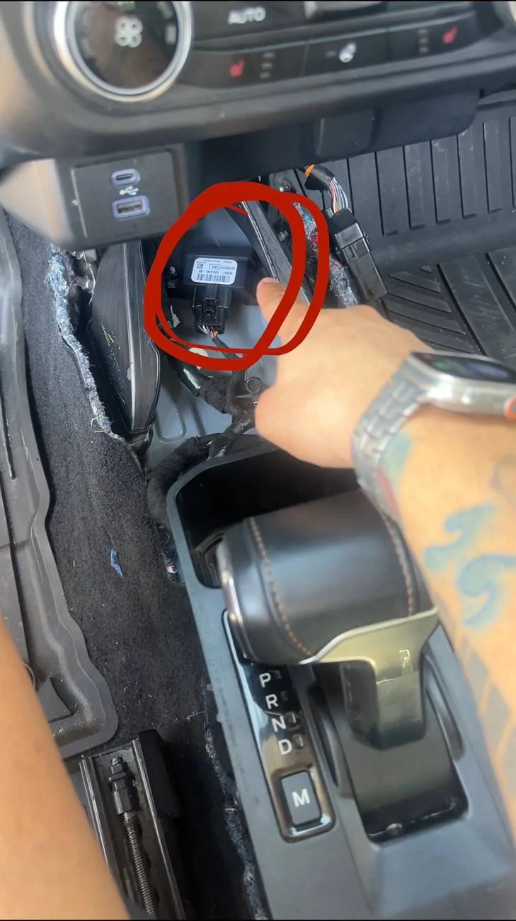Ford Maverick F150 SHIFTER INSTALL IMG_8742