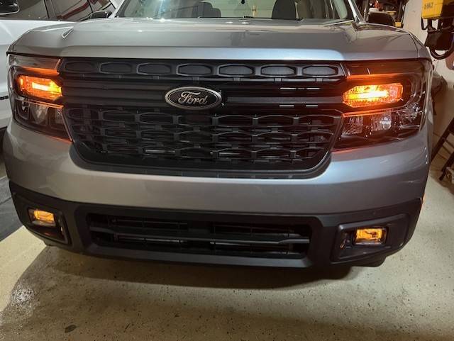 Ford Maverick Diode Dynamics Fog Lights Installation After 1