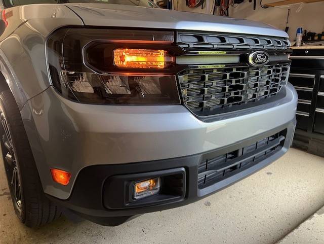 Ford Maverick Diode Dynamics Fog Lights Installation After 4