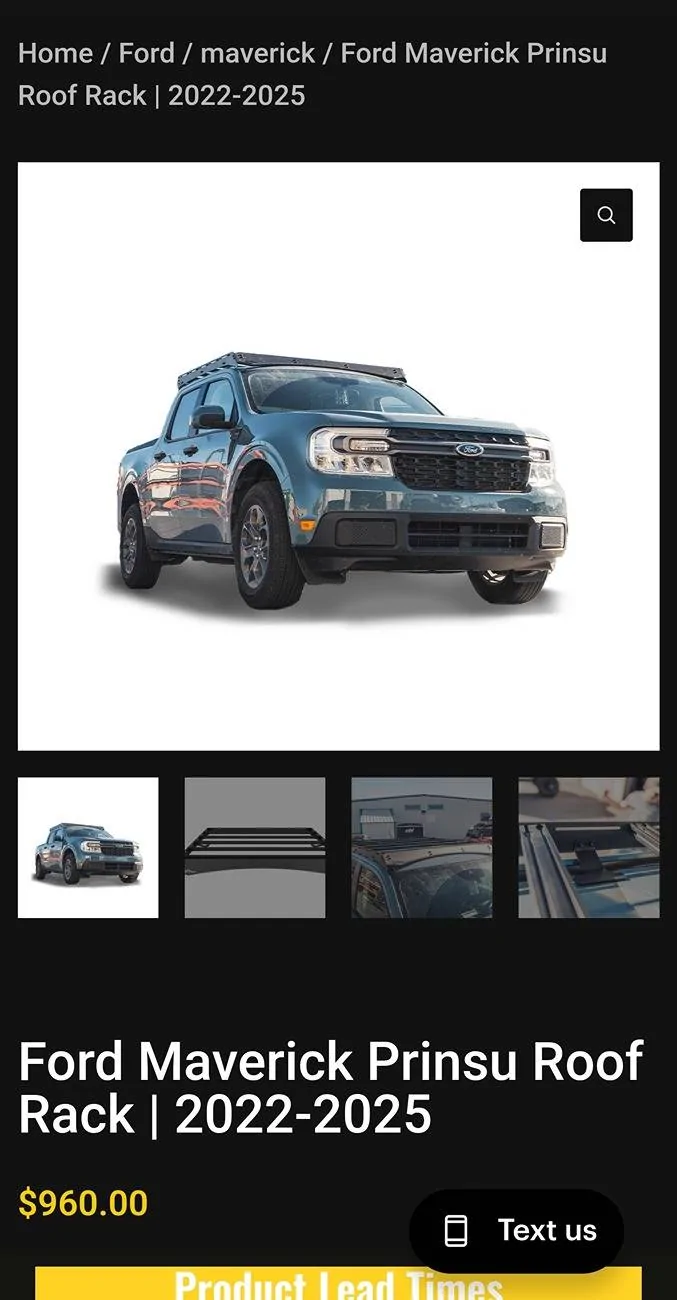 Ford Maverick Prinsu Rack on Sale! 1000065979