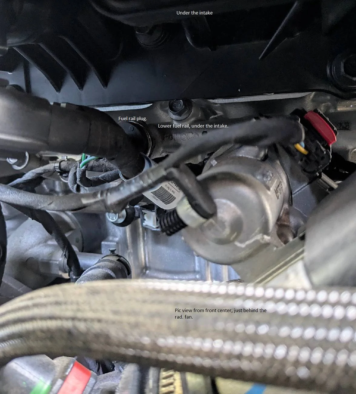 Ford Maverick Why new intake/manifold design for 2025 Maverick? 05 lower fuel rail