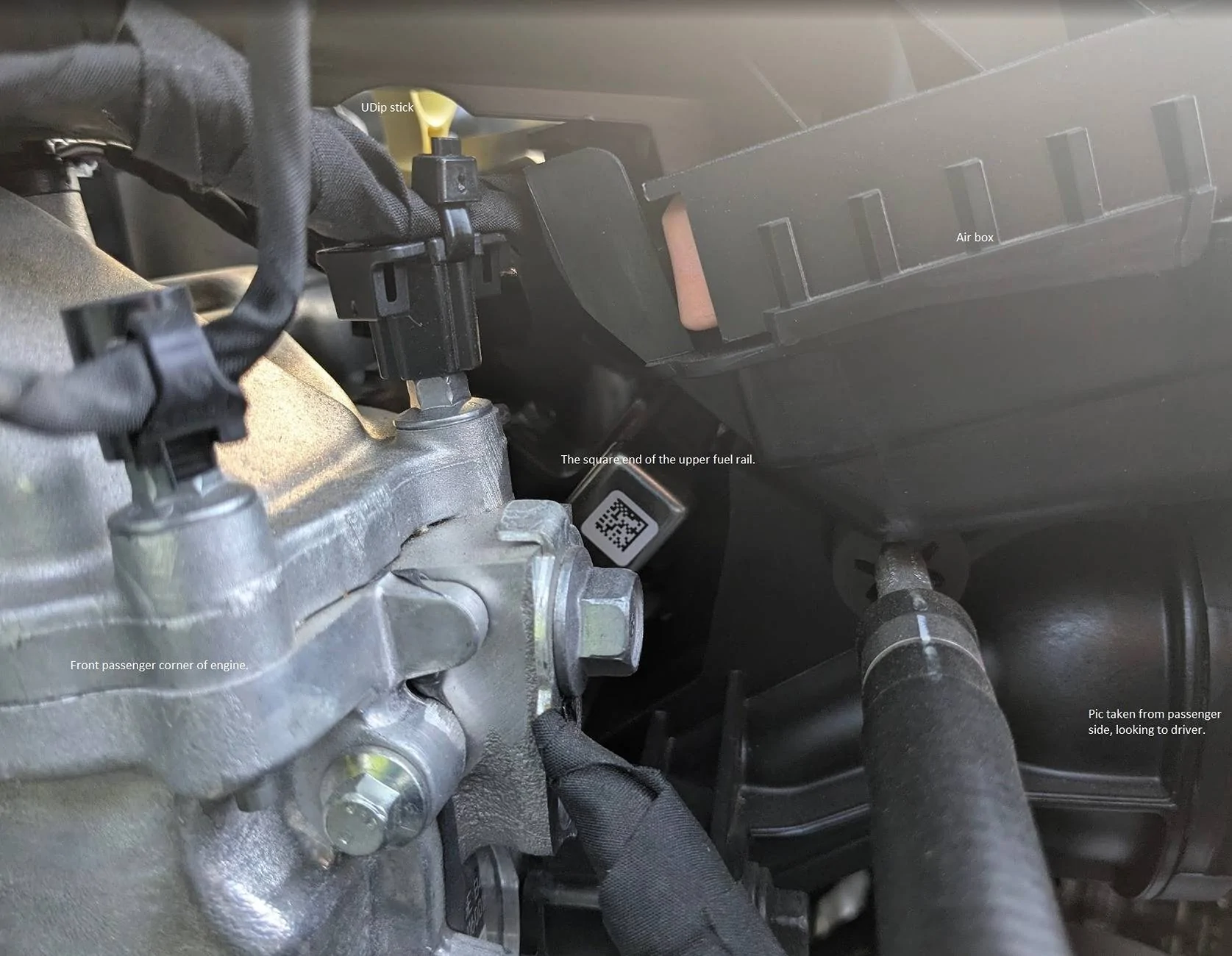 Ford Maverick Why new intake/manifold design for 2025 Maverick? 07 upper fuel rail