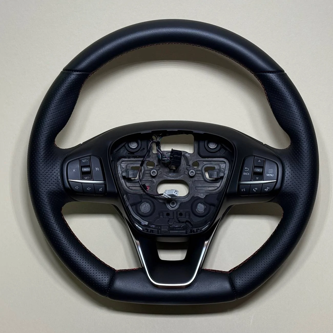 Ford Maverick Leather Steering Wheel — Red Stitching — $300 obo IMG_6266