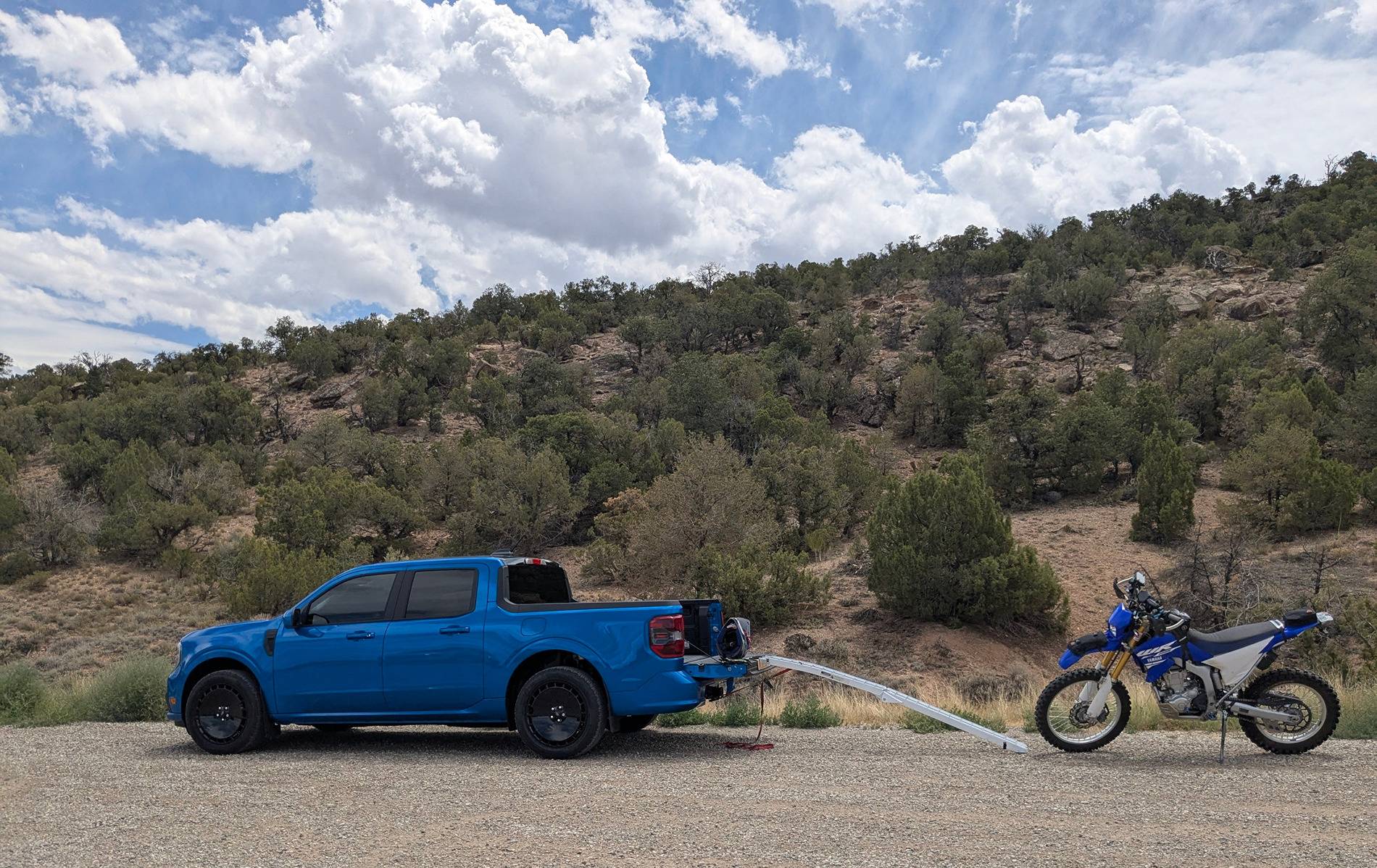 Ford Maverick Show your LOBO doing pickup things (hauling/towing stuff) PXL_20250719_184316254