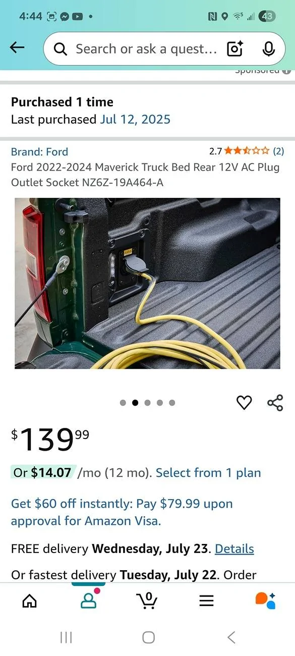 Ford Maverick 22 xl hybrid need help on installing oem ford 12v plug inbound3822766922547139859