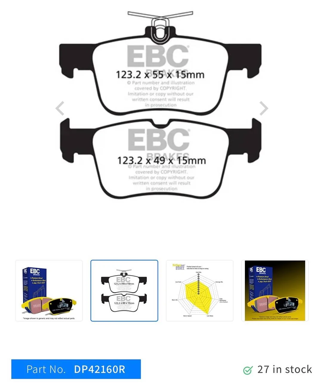 Ford Maverick Brake upgrade (EBC Yellowstuff rotors & pads) for my 2.0 IMG_3132