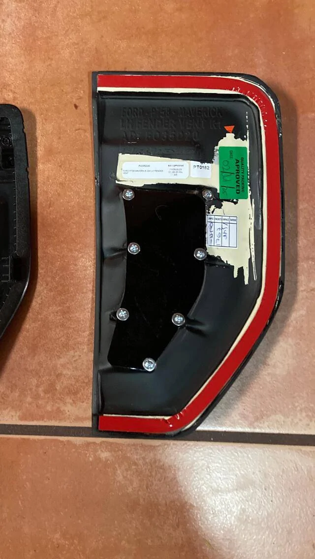 Ford Maverick OEM Functional Side Vent Install Pics IMG_9082