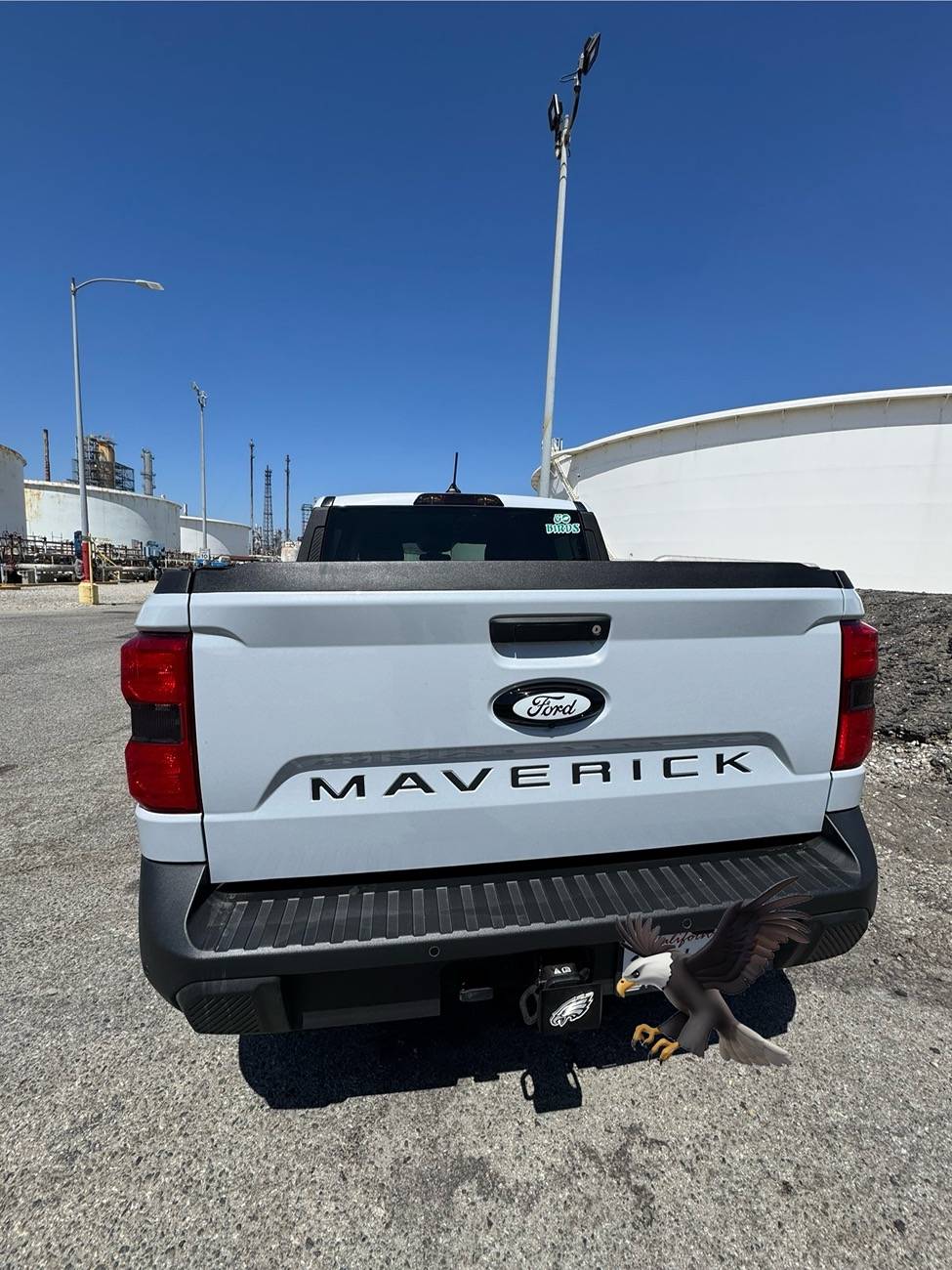 Ford Maverick DIY Vinyl tailgate letters - how do they hold up? IMG_5818