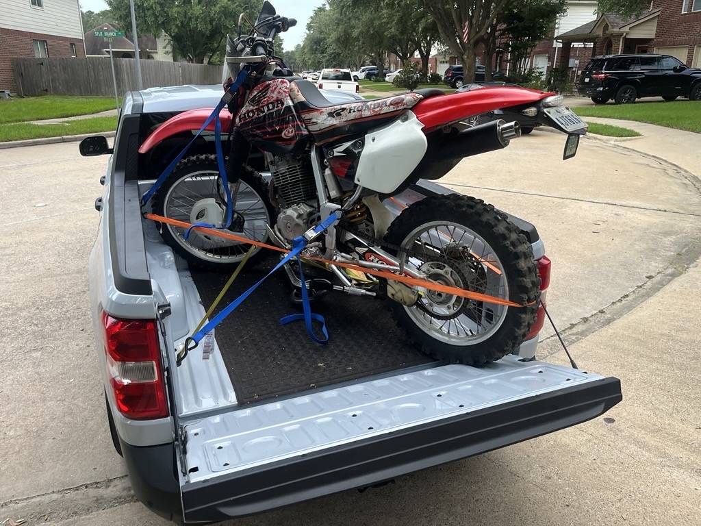 Ford Maverick Inexpensive Bed Protection - mats from Costco XR on Mav 