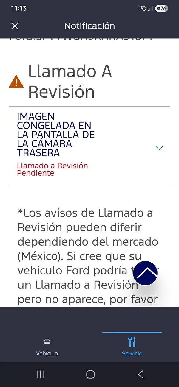 Ford Maverick Backup camera fix Recall is out now Screenshot_20250724_111322_FordPass