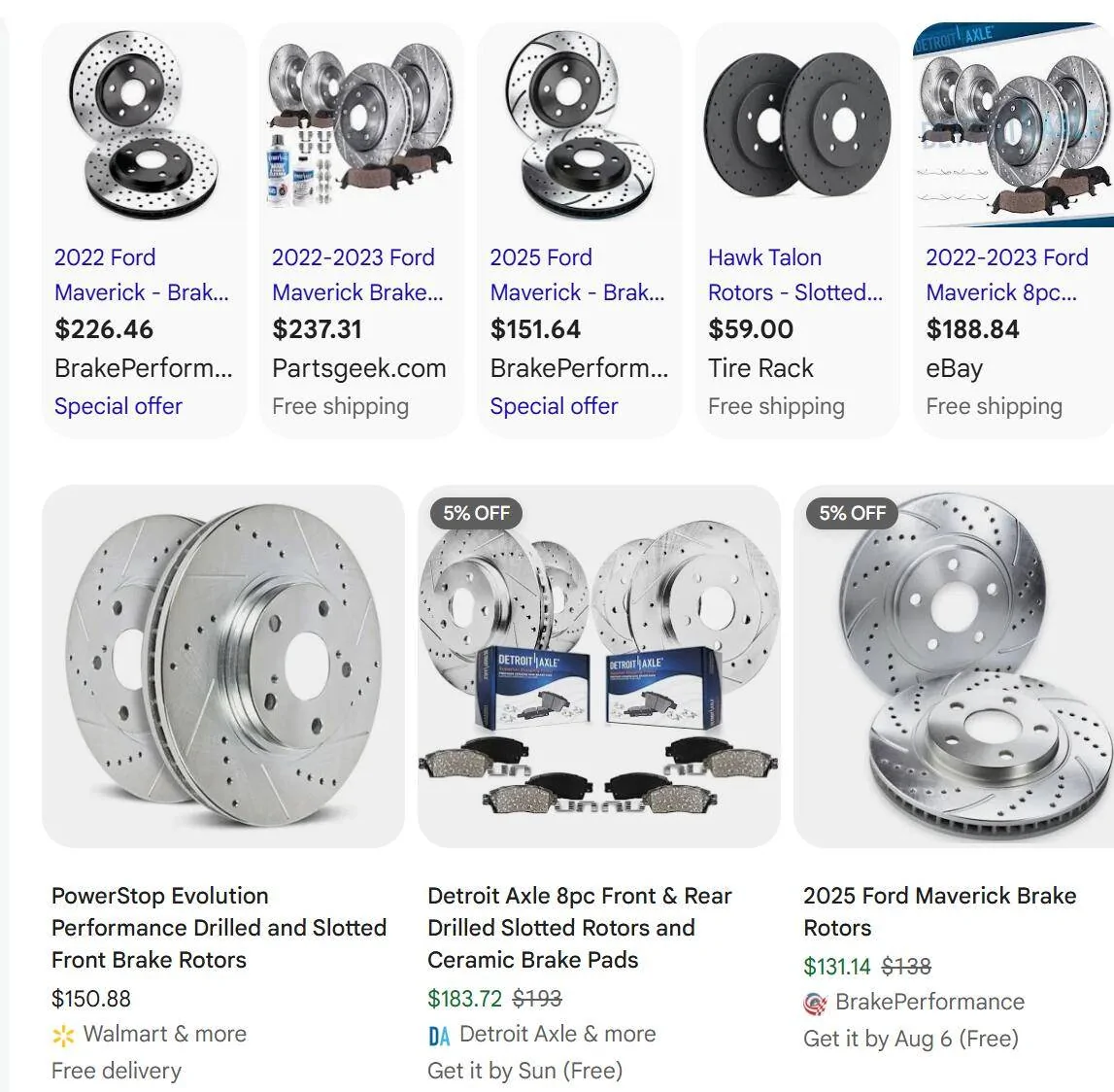 Ford Maverick Brakes & Rotors - what's everyone switching / upgrading to? 1753374707302-t6