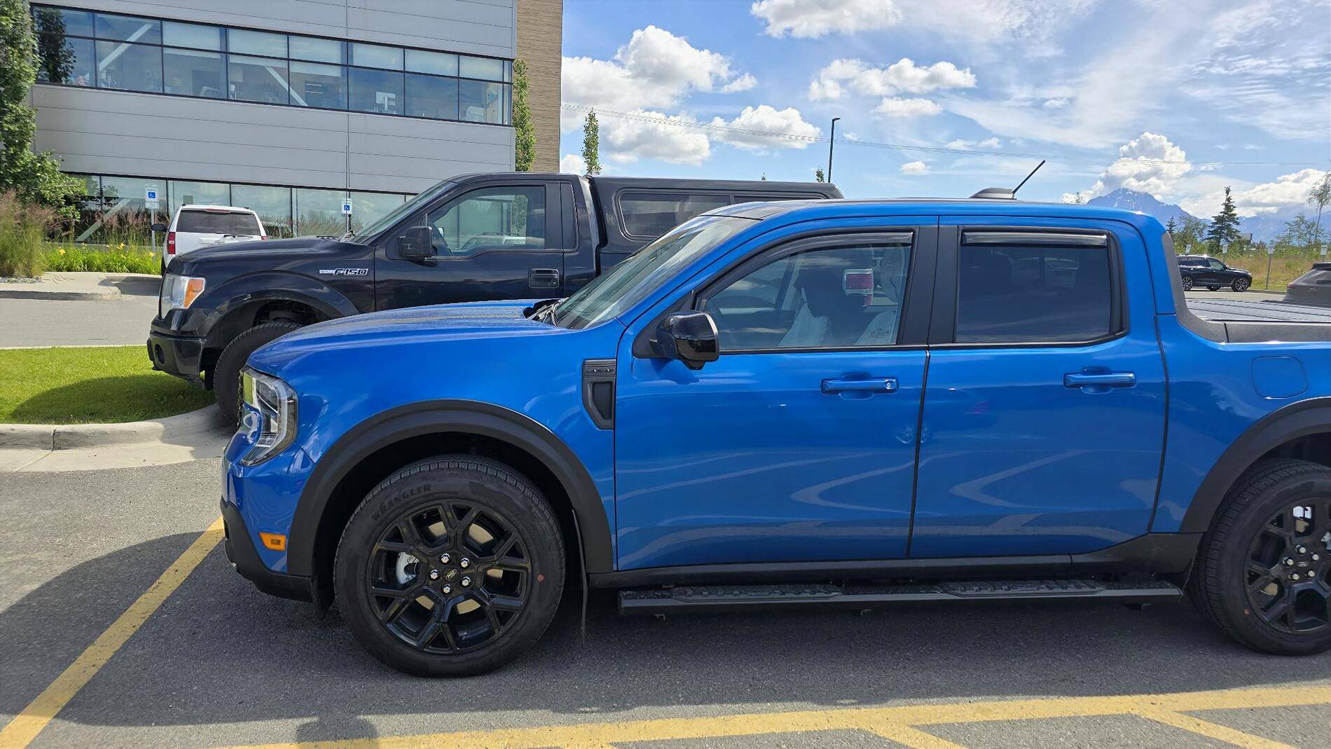 Ford Maverick Post your Maverick next to ridiculously large trucks - photos thread 1753431840906-0e