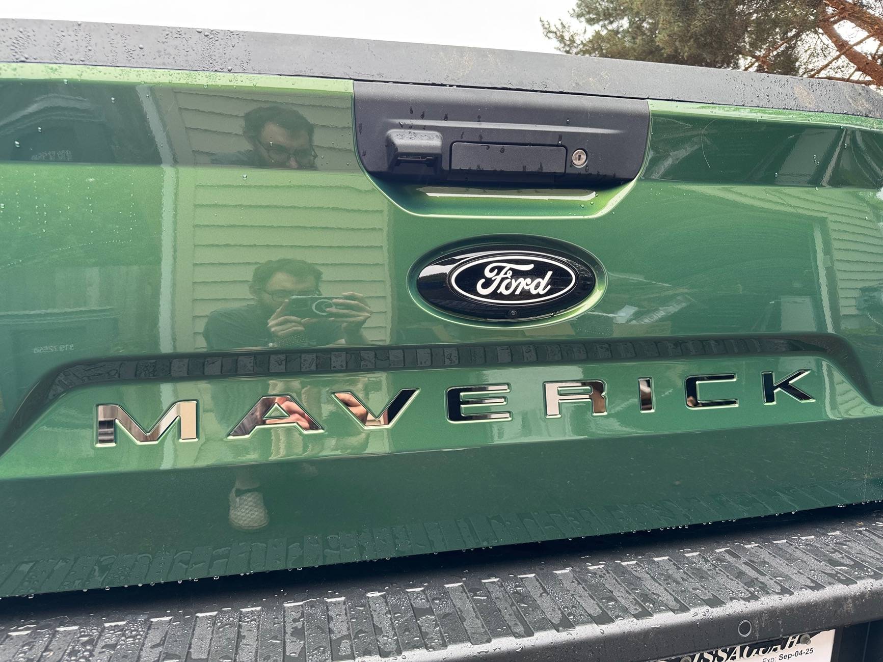 Ford Maverick Eruption Green Tailgate Lettering Color Choices IMG_0023